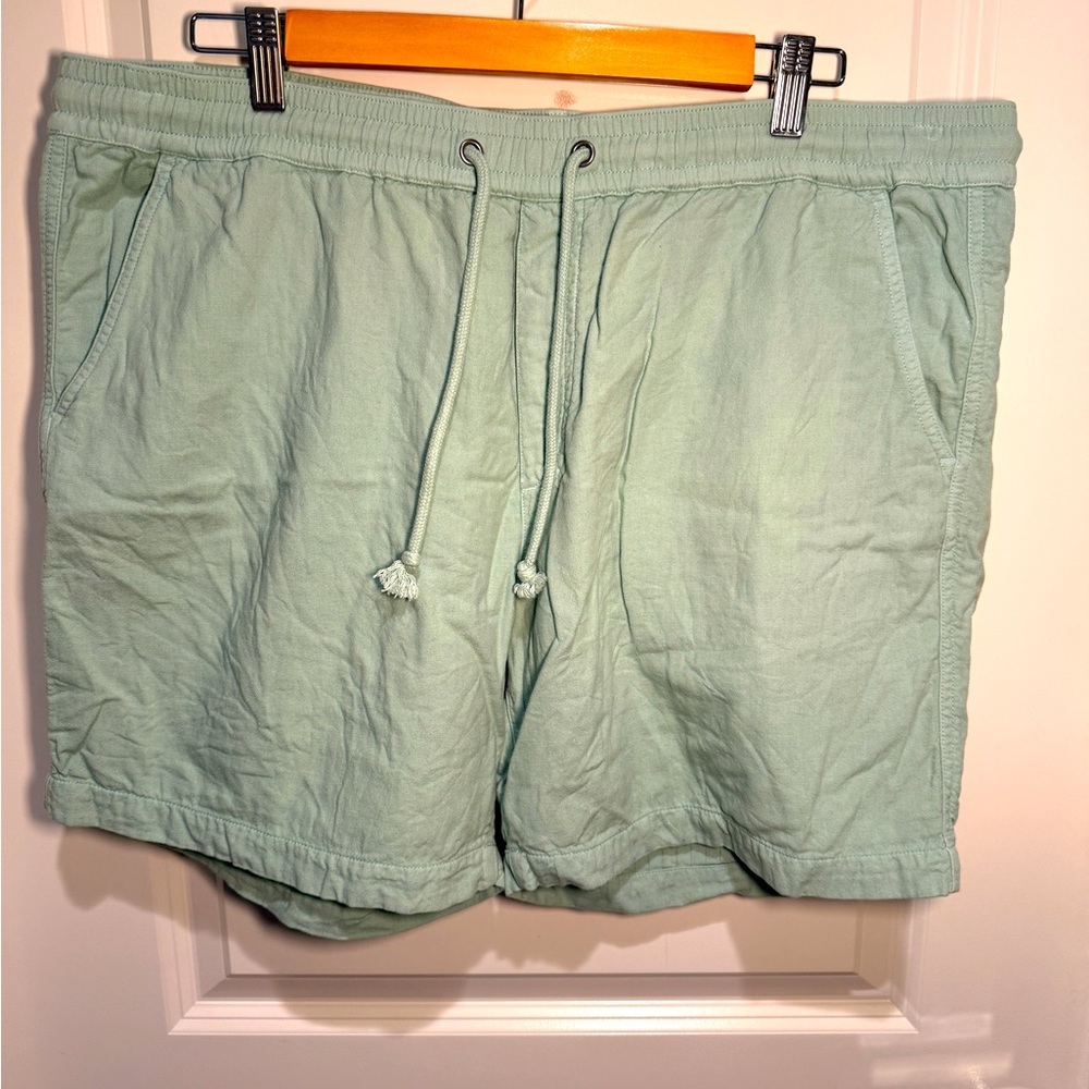 MARINE LAYER - Saturday Beach Short - Menβs XL - Light Green - Picture 2 of 7
